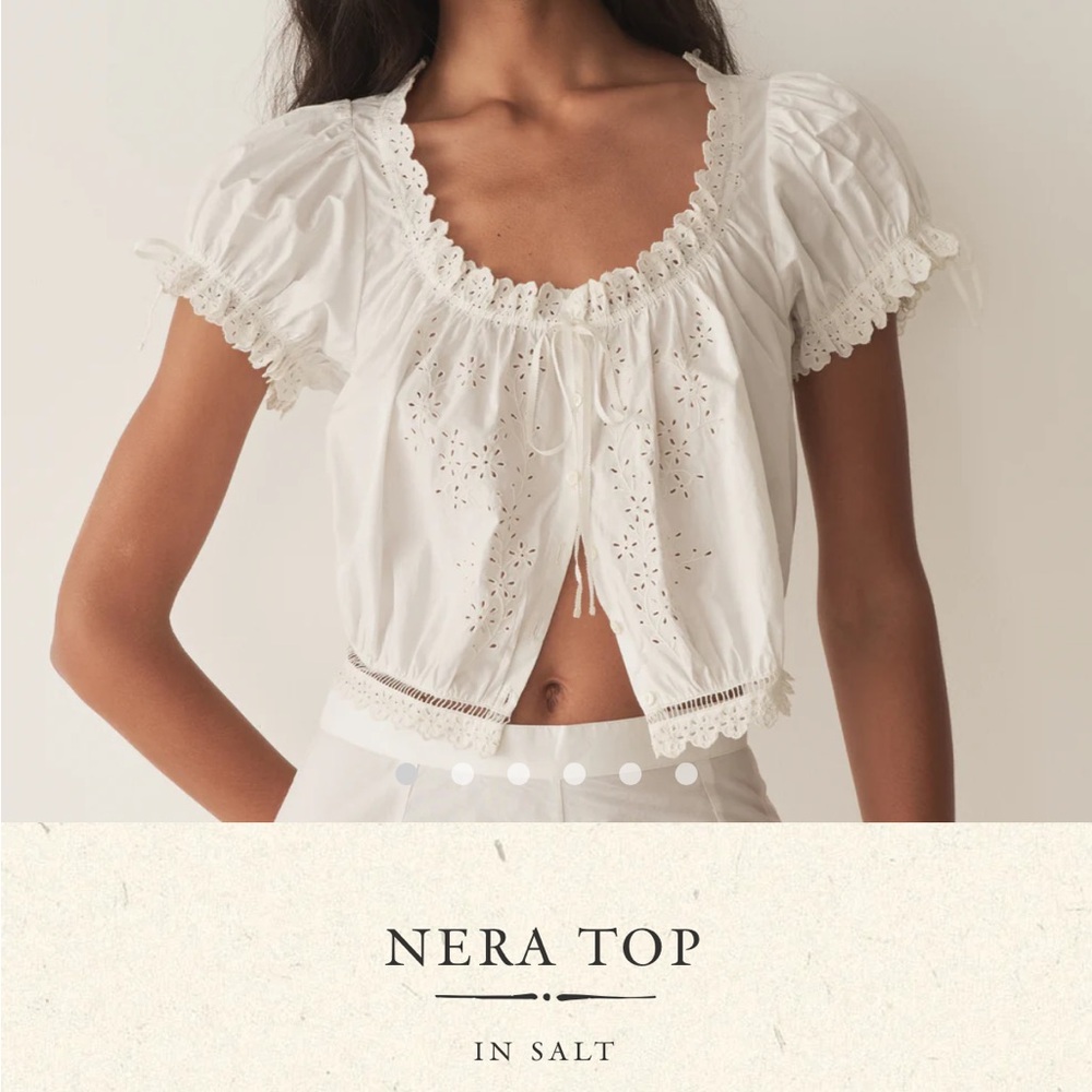 Doen - Nera Top (Salt, Size Small)
